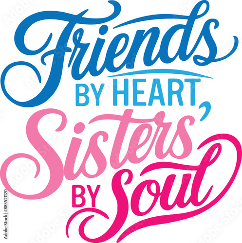 Friendship Day T-shirts Design Typography Vector Style Illustration on a White Background