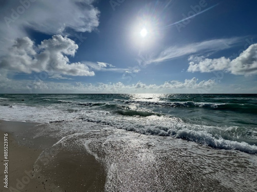 beach and sea