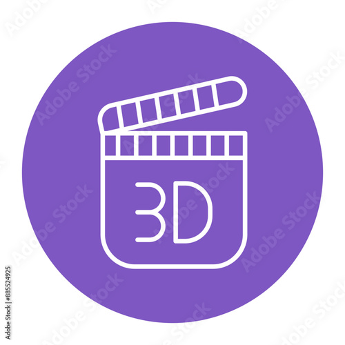3d Film Icon