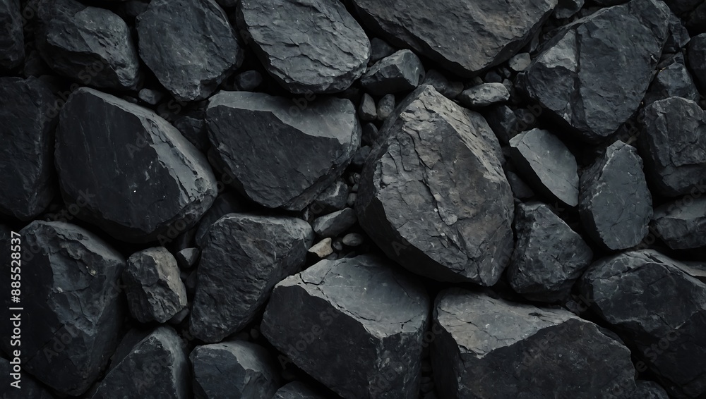 Rough grainy texture of black or dark gray stone as a backgroun Rough grainy texture of black or dark gray stone as a backgroun
