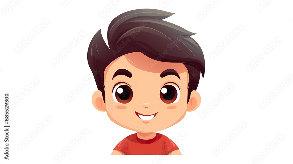 Adorable youngster isolated on a white background Adorable youngster isolated on a white background