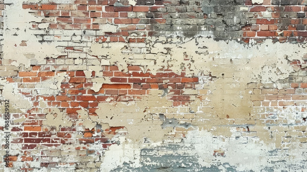 Photograph of a weathered brick wall with intricate half-tone textures and a transparent background. Photograph of a weathered brick wall with intricate half-tone textures and a transparent background.