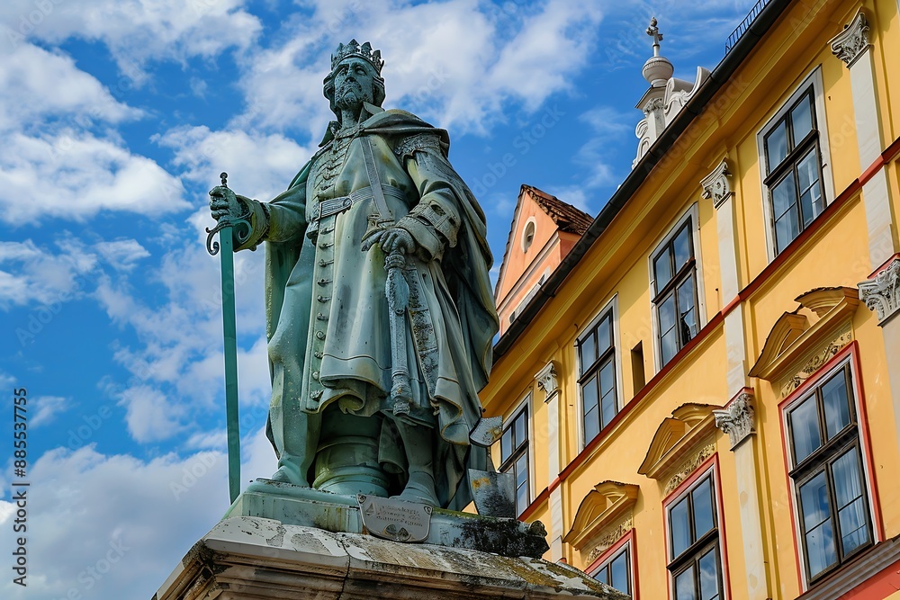 Monument to the famous Polish poet and writer Krakow Krakow. Monument to the famous Polish poet and writer Krakow Krakow.