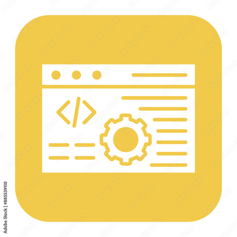 System Console vector icon. Can be used for No Code iconset. System Console vector icon. Can be used for No Code iconset.