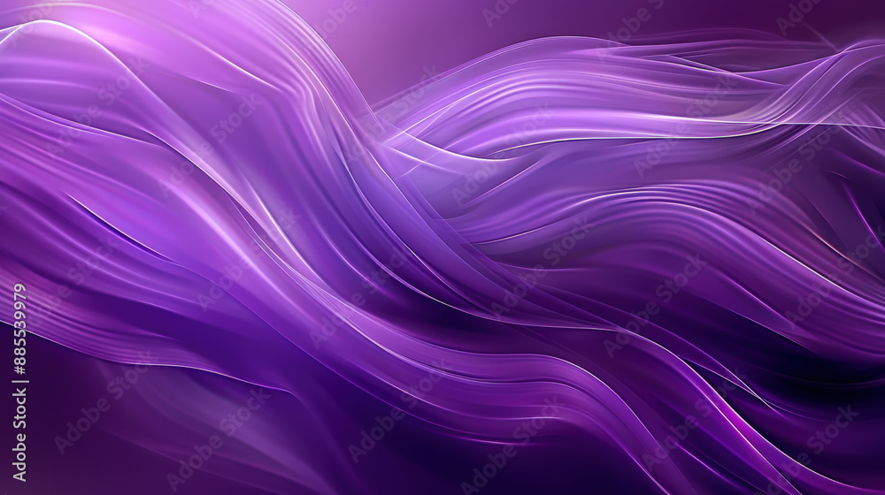 Abstract Purple Waves at Dusk Abstract Purple Waves at Dusk