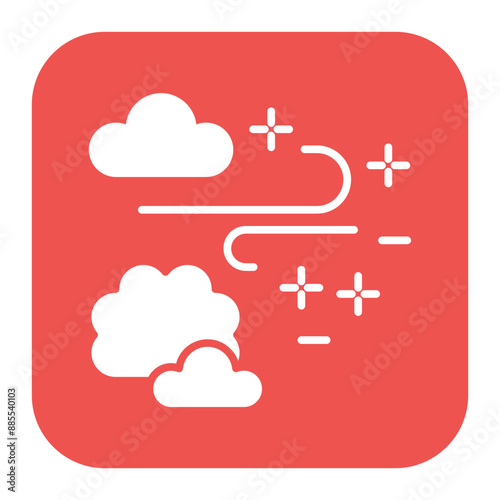 Fresh Air vector icon. Can be used for Comfort iconset.