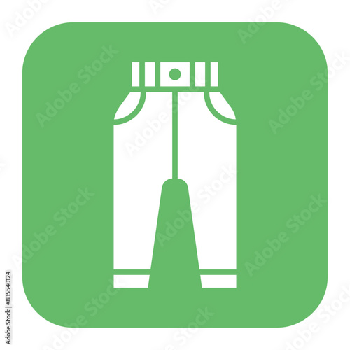 Sweatpants vector icon. Can be used for Comfort iconset.