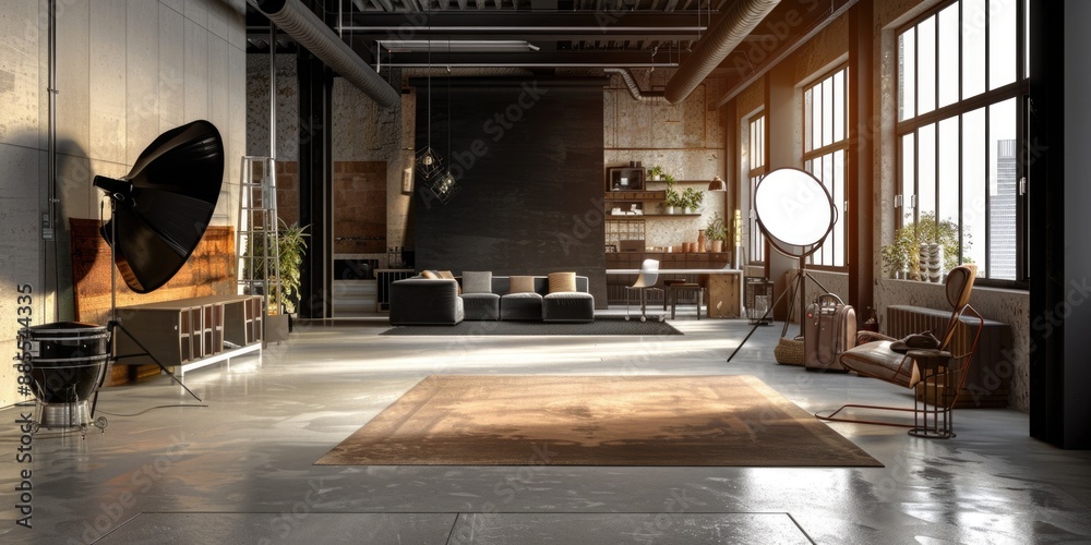 A warm and inviting living room with a comfortable couch, chair, and a large window that lets in plenty of natural light A warm and inviting living room with a comfortable couch, chair, and a large window that lets in plenty of natural light