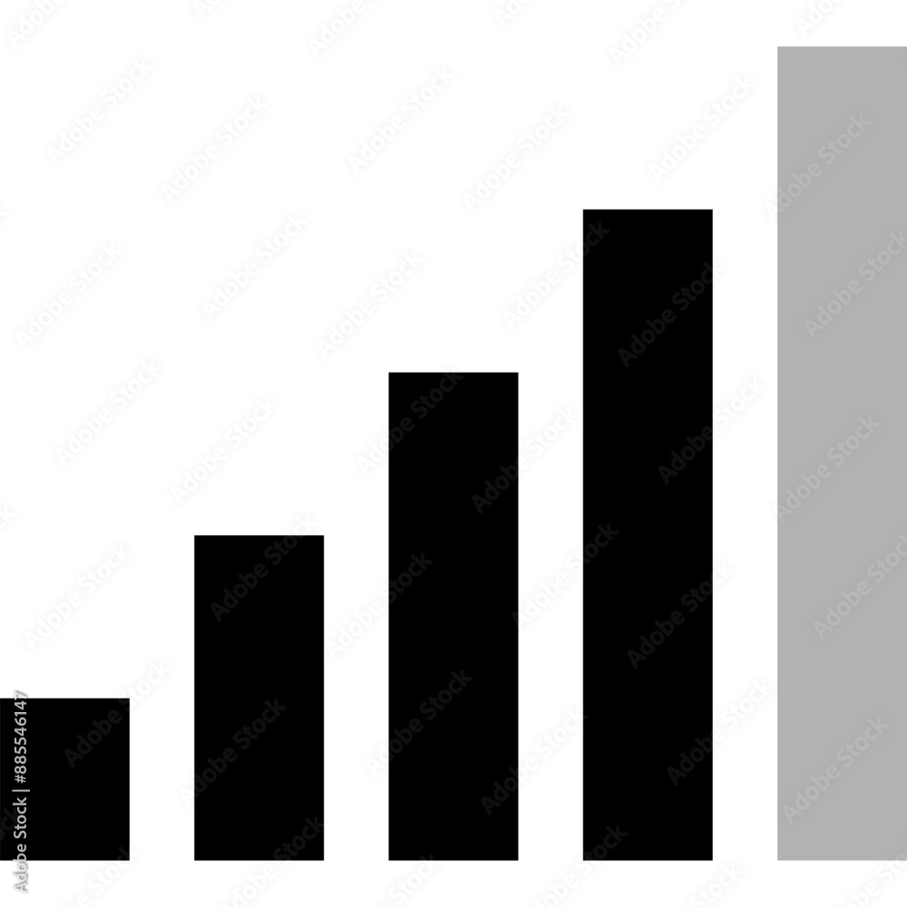 Signal Bar. Cellular Signal Level. Mobile Signal Icon Signal Bar. Cellular Signal Level. Mobile Signal Icon