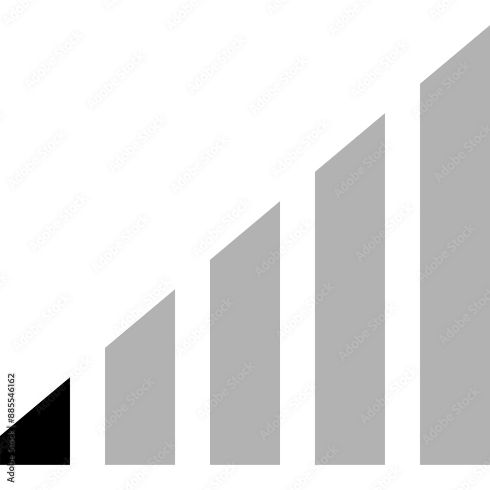 Signal Bar. Cellular Signal Level. Mobile Signal Icon Signal Bar. Cellular Signal Level. Mobile Signal Icon