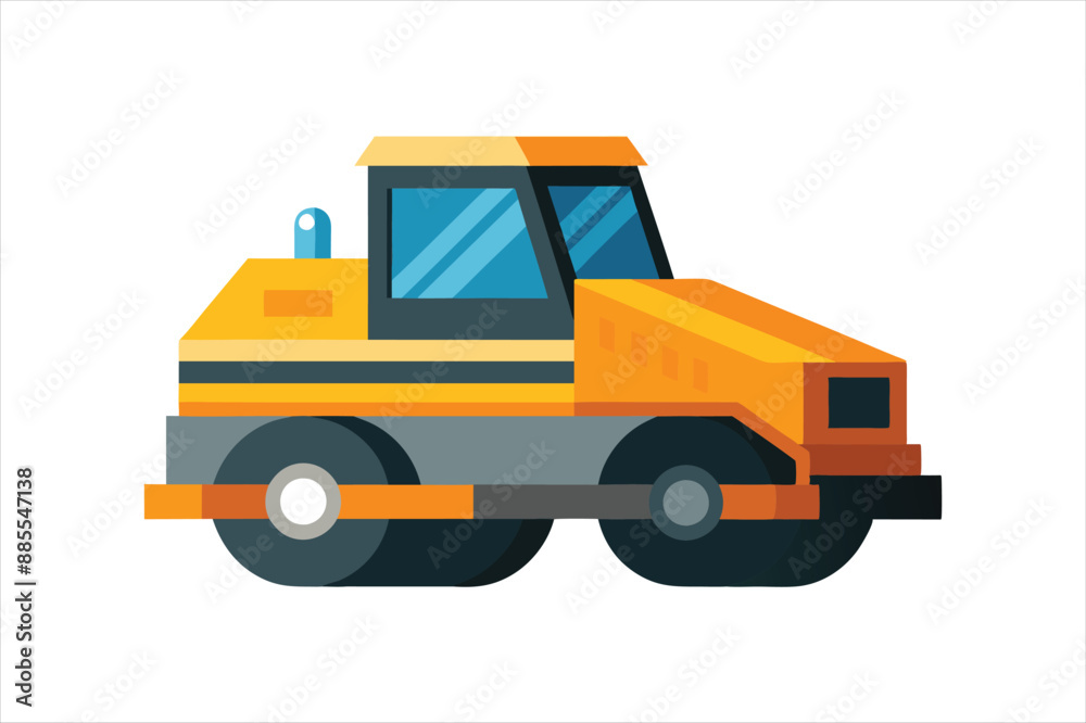 Asphalt Paver Construction vehicle Vector artwork illustration Asphalt Paver Construction vehicle Vector artwork illustration