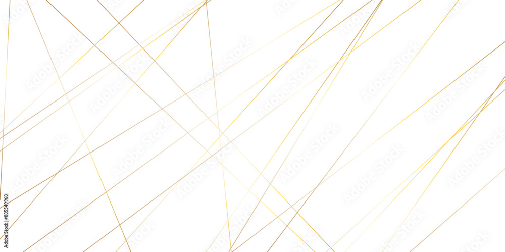 Abstract background with lines. Golden lines on White paper. Line wavy abstract vector technology line pattern background.