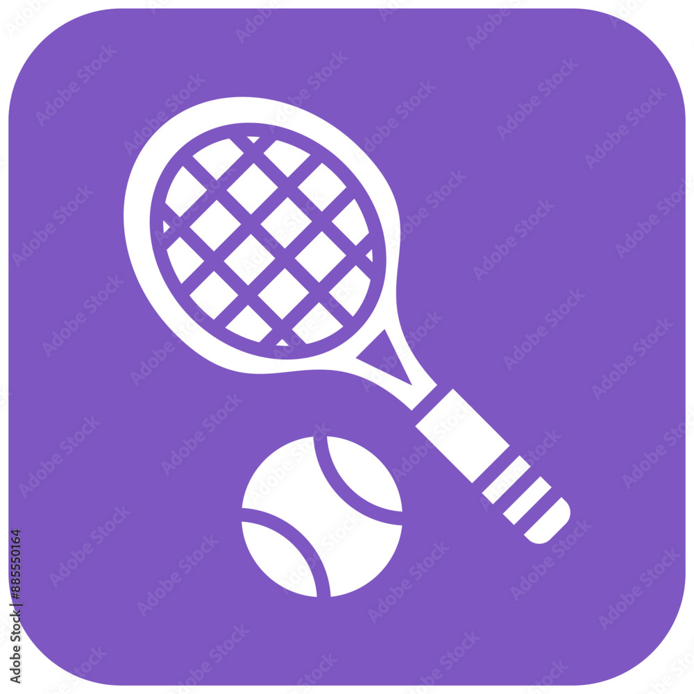 Tennis Racket vector icon. Can be used for Outdoor Fun iconset. Tennis Racket vector icon. Can be used for Outdoor Fun iconset.