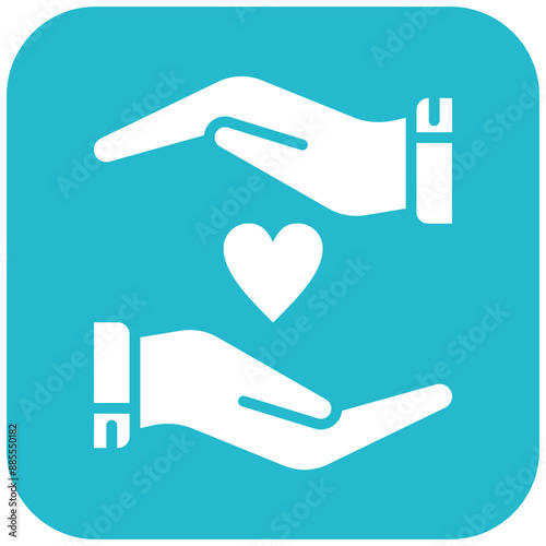 Compassion vector icon. Can be used for Personality Traits iconset.