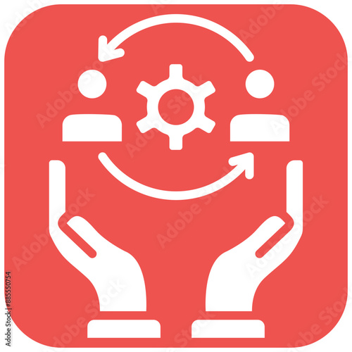 Inclusivity vector icon. Can be used for Leadership iconset.