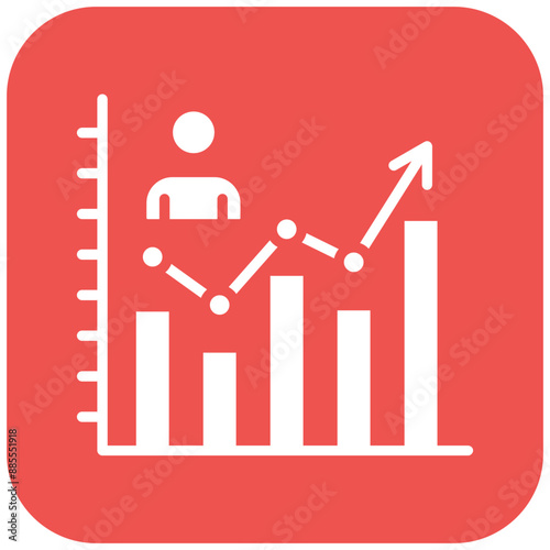 Market Leadership vector icon. Can be used for Business Analytics iconset.