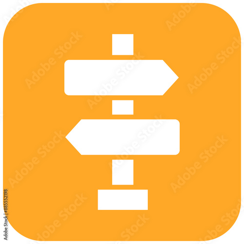 Directions vector icon. Can be used for Contact Us iconset.