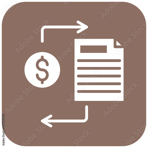 Bribery Checklist vector icon. Can be used for Corruption iconset.