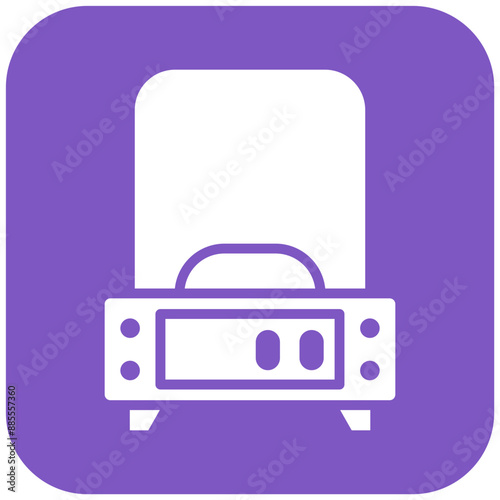 Analytical Balance vector icon. Can be used for Lab iconset.