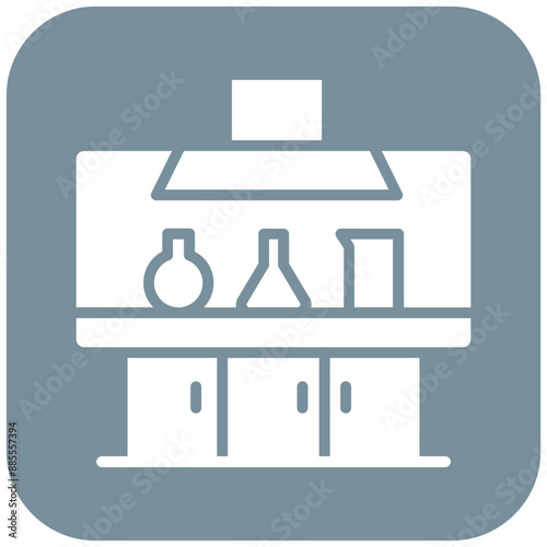 Fume Hood vector icon. Can be used for Lab iconset.