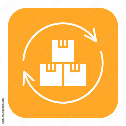 Reshipping vector icon. Can be used for Warehouse iconset. photo