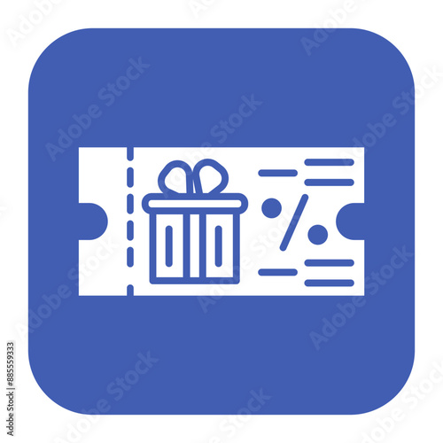 Discount Coupons vector icon. Can be used for Supermarket iconset.