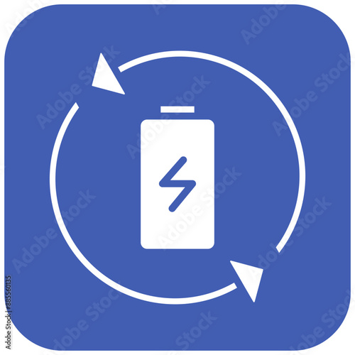 Renew vector icon. Can be used for Battery and Power iconset.