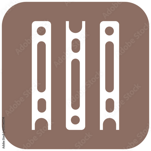 Steel Shank vector icon. Can be used for Shoemaker iconset.