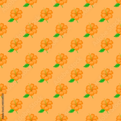 Wallpaper Mural seamless floral pattern Torontodigital.ca