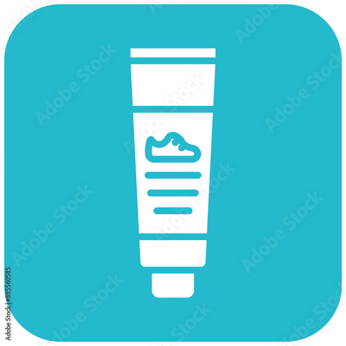 Polish Tube vector icon. Can be used for Shoemaker iconset.