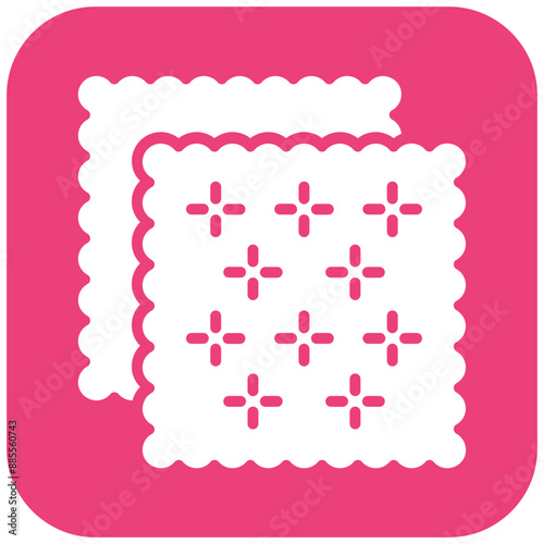 Fabrics vector icon. Can be used for Shoemaker iconset.