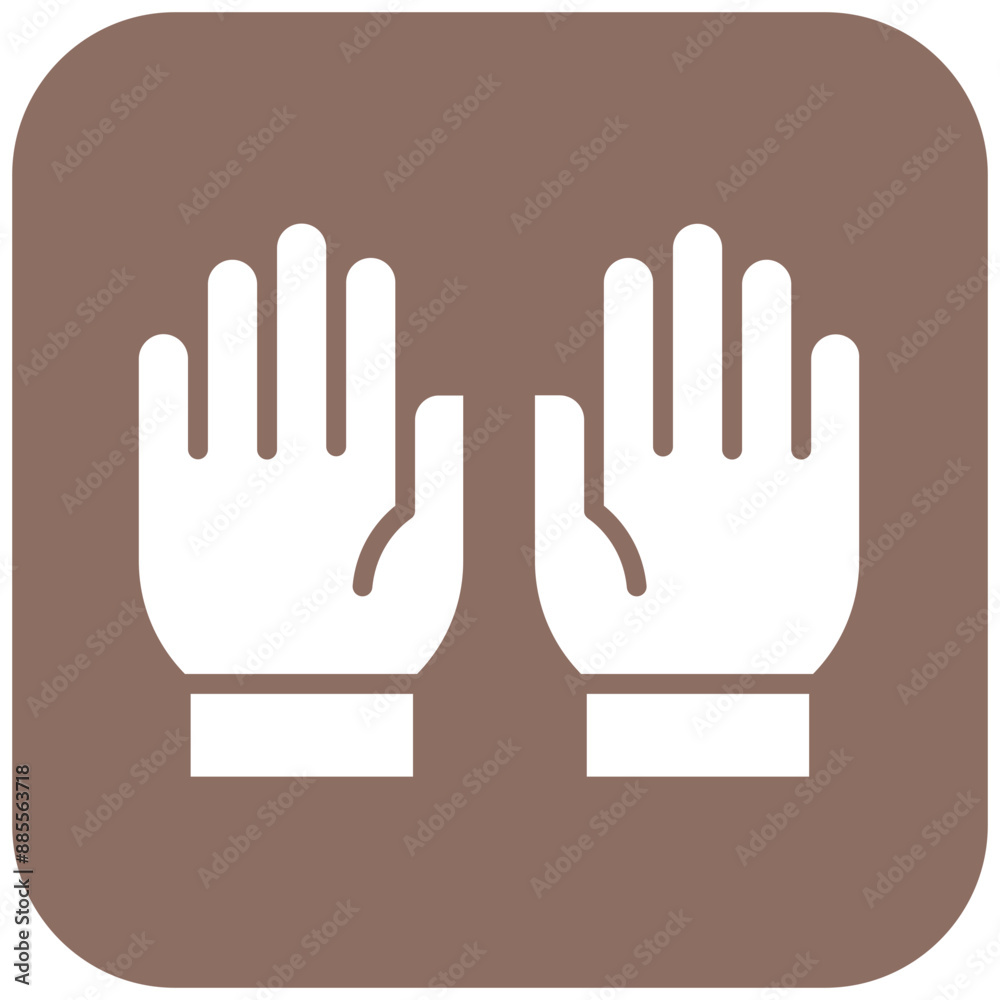 Hands vector icon. Can be used for Volleyball iconset. Hands vector icon. Can be used for Volleyball iconset.
