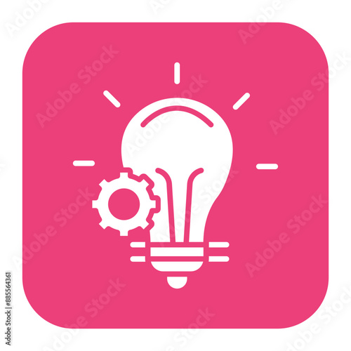 Lamp vector icon. Can be used for Retro iconset.