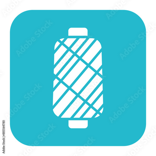 Thread Spool vector icon. Can be used for Laundry iconset.