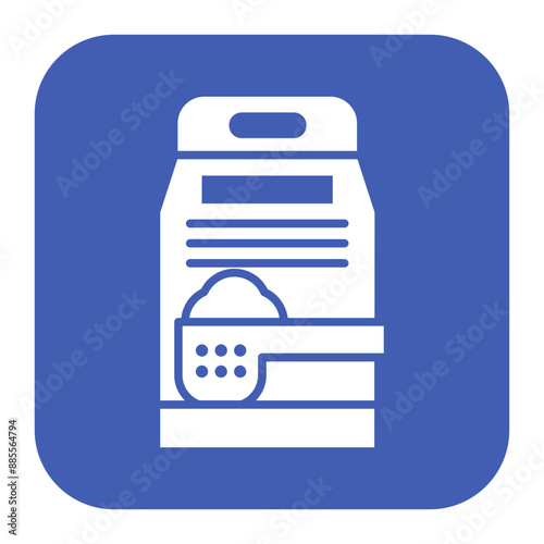 Washing Powder vector icon. Can be used for Laundry iconset.
