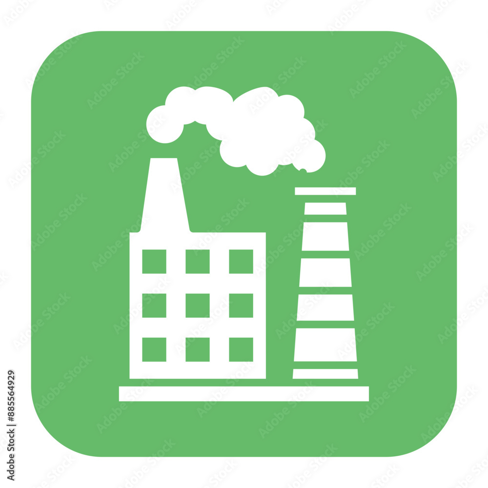 Naklejka premium Air Pollution vector icon. Can be used for Global Warming iconset.