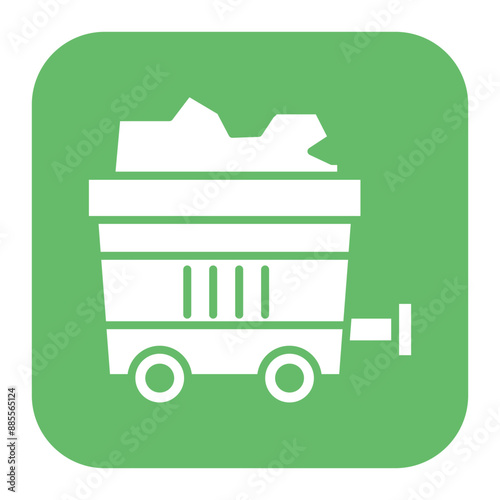 Mining vector icon. Can be used for Global Warming iconset.