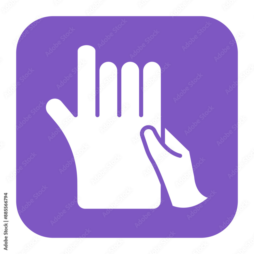 Hand Massage vector icon. Can be used for Spa iconset.