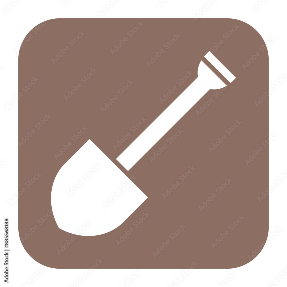 Shovel vector icon. Can be used for Home Improvements iconset. Shovel vector icon. Can be used for Home Improvements iconset.