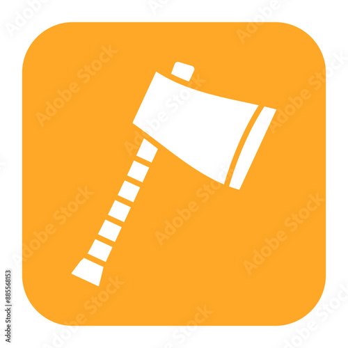 Hatchet vector icon. Can be used for Home Improvements iconset.