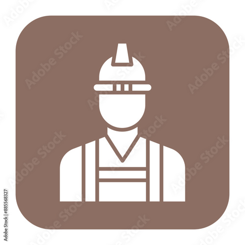 Builder Male vector icon. Can be used for Home Improvements iconset.
