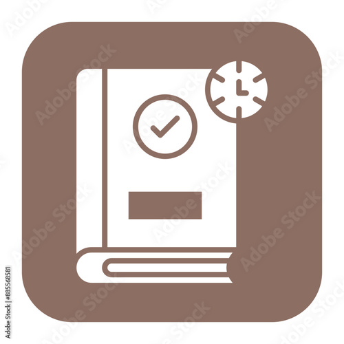 Book In Advance vector icon. Can be used for Vacation Planning iconset.