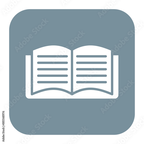 Book vector icon. Can be used for Literature iconset.
