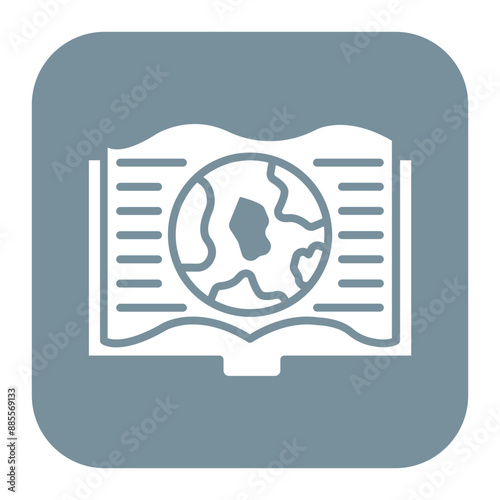 World Literature vector icon. Can be used for Literature iconset.