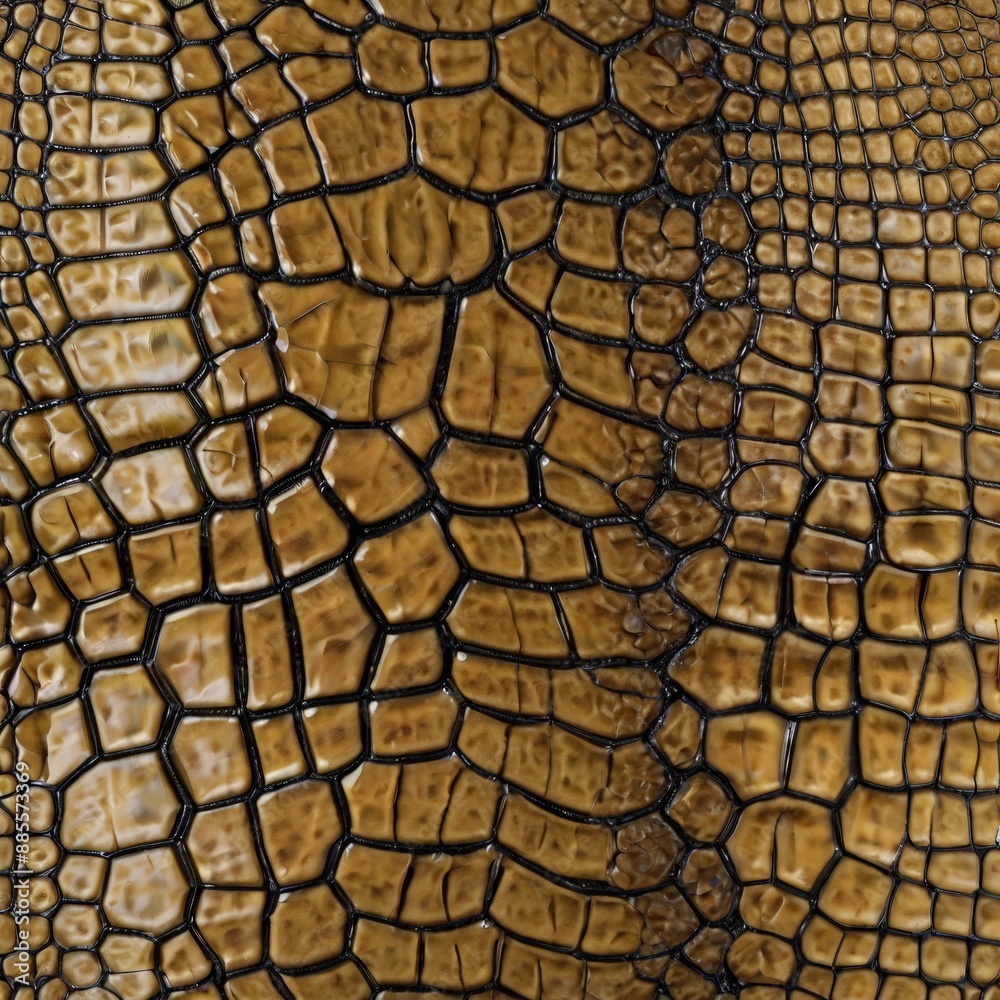 Naklejka premium a close up of a lizard with a brown background