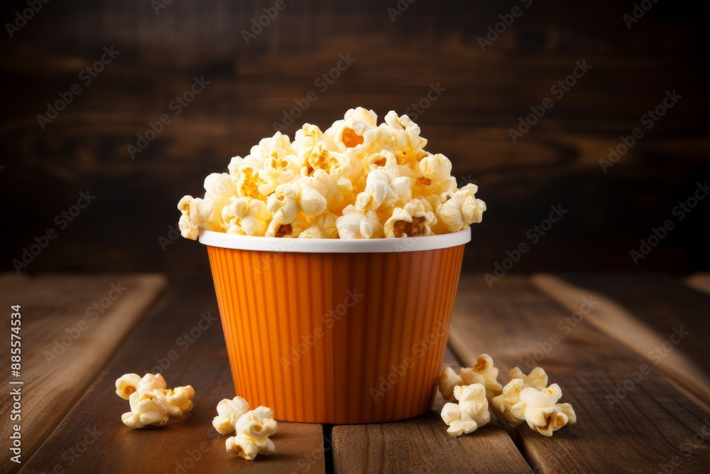 Popcorn bucket movie entertainment holiday.