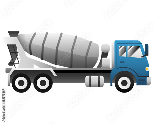 Cement mixer truck