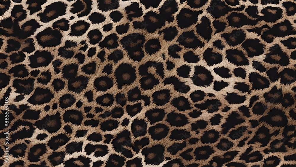 leopard fur texture, skin design fluffy background leopard fur texture, skin design fluffy background