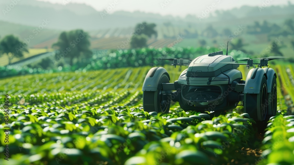 Green field drone high angle view, agriculture background concept Green field drone high angle view, agriculture background concept