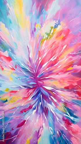 Mesmerizing Kaleidoscope of Vibrant Shades: A Journey into the World of Abstract Coloring